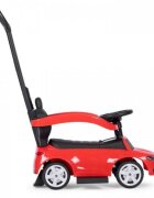 Ecotoys Masinuta pentru copii Mercedes C Class Rosu cu maner de impins volan interactiv cu sunete varsta 1-3 ani