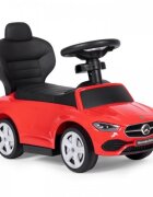 Ecotoys Masinuta pentru copii Mercedes C Class Rosu cu maner de impins volan interactiv cu sunete varsta 1-3 ani
