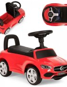 Ecotoys Masinuta pentru copii Mercedes C Class Rosu fara pedale volan interactiv cu sunete varsta 1-3 ani
