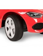 Ecotoys Masinuta pentru copii Mercedes C Class Rosu fara pedale volan interactiv cu sunete varsta 1-3 ani