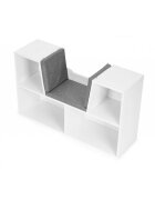 Ecotoys Mobilier pentru depozitarea cartilor si jucariilor cu sezut ZKB-5W