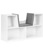 Ecotoys Mobilier pentru depozitarea cartilor si jucariilor cu sezut ZKB-5W