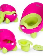 Ecotoys Olita pentru copii insertie detasabila picioare antiderapante PP112 Roz-Verde