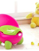 Ecotoys Olita pentru copii insertie detasabila picioare antiderapante PP112 Roz-Verde