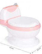Ecotoys Olita pentru copii Roz cu insertie detasabila si perie inclusa