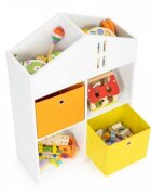 Ecotoys Organizator pentru jucariile copiilor in forma de casuta ZKB-3