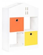 Ecotoys Organizator pentru jucariile copiilor in forma de casuta ZKB-3