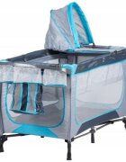 Ecotoys Patut pliabil accesorizat gri