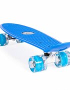 Ecotoys Penny board pentru copii cu lumini led albastru