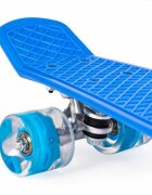 Ecotoys Penny board pentru copii cu lumini led albastru
