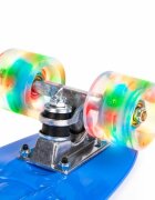 Ecotoys Penny board pentru copii cu lumini led albastru