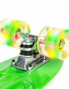 Ecotoys Penny board pentru copii cu lumini led verde