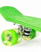 Ecotoys Penny board pentru copii cu lumini led verde