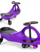 Ecotoys PlasmaCar gravitationala YM-SW-1 Mov tip barca cu roti led din cauciuc moale suporturi antiderapante pentru picioare sarcina maxima 120 kg