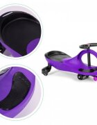 Ecotoys PlasmaCar gravitationala YM-SW-1 Mov tip barca cu roti led din cauciuc moale suporturi antiderapante pentru picioare sarcina maxima 120 kg