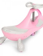 Ecotoys PlasmaCar gravitationala YM-SW-1 Pink tip barca cu roti led din cauciuc moale suporturi antiderapante pentru picioare sarcina maxima 120 kg