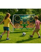 Ecotoys Poarta de fotbal 180 x 122 cm cu covoras de antrenament