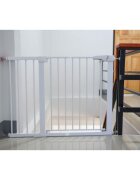 Ecotoys Poarta de siguranta 74-105 cm Alb