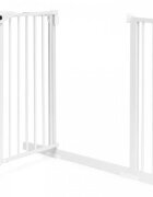 Ecotoys Poarta de siguranta 74-105 cm Alb