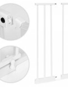 Ecotoys Poarta de siguranta 74-105 cm Alb