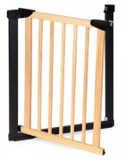 Ecotoys Poarta de siguranta 74-80 cm din lemn cu rama metalica