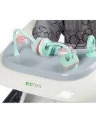 Ecotoys Premergator educational Gri cu Alb