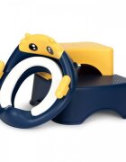 Ecotoys Reductor toaleta cu inaltator pentru copii Bleumarin