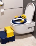 Ecotoys Reductor toaleta cu inaltator pentru copii Bleumarin