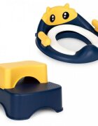 Ecotoys Reductor toaleta cu inaltator pentru copii Bleumarin