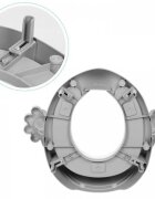 Ecotoys Reductor toaleta cu manere pentru copii PP104 Gri