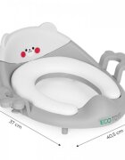 Ecotoys Reductor toaleta cu manere pentru copii PP104 Gri