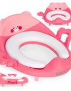 Ecotoys Reductor toaleta cu manere pentru copii PP104 Roz
