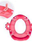 Ecotoys Reductor toaleta cu manere pentru copii PP104 Roz