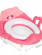 Ecotoys Reductor toaleta cu manere pentru copii PP104 Roz