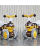 Ecotoys Ride-On copii fara pedale Albinuta LC-V1308 galben varsta 10-36 luni greutate maxima admisa 20 kg sezut moale din spuma