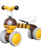 Ecotoys Ride-On copii fara pedale Albinuta LC-V1308 galben varsta 10-36 luni greutate maxima admisa 20 kg sezut moale din spuma
