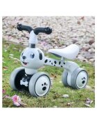 Ecotoys Ride-On copii fara pedale Catel LC-V1308 alb varsta 10-36 luni greutate maxima admisa 20 kg sezut moale din spuma
