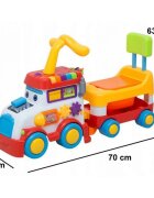 Ecotoys Ride-On pentru copii 2 in 1 educational interactiv greutate maxima admisa 25 kg