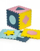 Ecotoys Salteluta de joaca cu pereti 25 elemente ECOEVA008 multicolora
