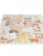 Ecotoys Salteluta de joaca pentru copii 90.5 x 90.5 x 1 cm Ferma