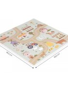 Ecotoys Salteluta de joaca pentru copii 90.5 x 90.5 x 1 cm Ferma