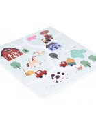 Ecotoys Salteluta de joaca pentru copii 90.5 x 90.5 x 1 cm Ferma