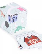 Ecotoys Salteluta de joaca pentru copii 90.5 x 90.5 x 1 cm Ferma