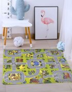 Ecotoys Salteluta de joaca pentru copii 90.5 x 90.5 x 1 cm Orasel