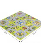 Ecotoys Salteluta de joaca pentru copii 90.5 x 90.5 x 1 cm Orasel