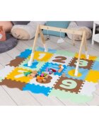 Ecotoys Salteluta de joaca tip puzzle cu pereti 25 elemente 3255 multicolor