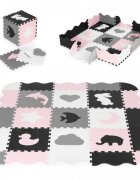 Ecotoys Salteluta de joaca tip puzzle cu pereti 25 elemente ECOEVA011