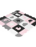 Ecotoys Salteluta de joaca tip puzzle cu pereti 25 elemente ECOEVA011