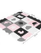 Ecotoys Salteluta de joaca tip puzzle cu pereti 25 elemente ECOEVA011