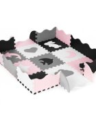 Ecotoys Salteluta de joaca tip puzzle cu pereti 25 elemente ECOEVA011